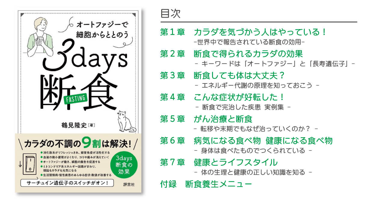オートファジーで細胞からととのう、3days 断食