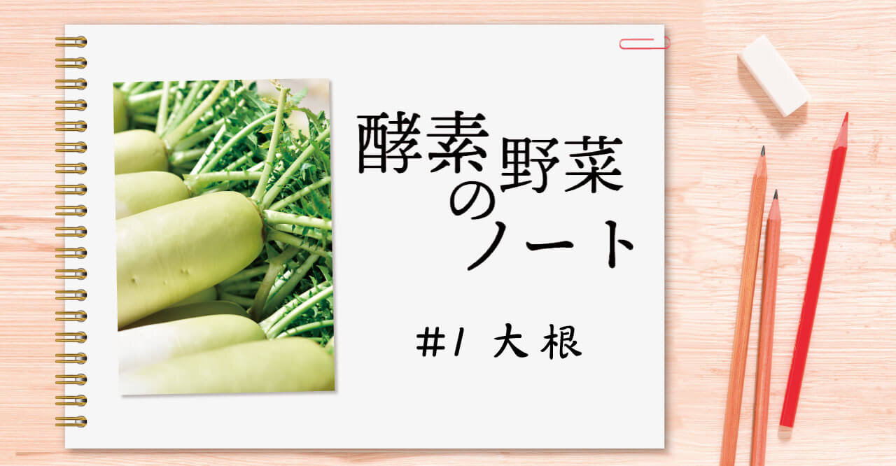 酵素野菜のノート #01 大根